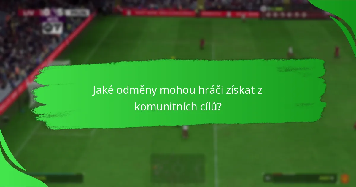 Jaké strategie mohou zlepšit dokončení komunitních cílů?